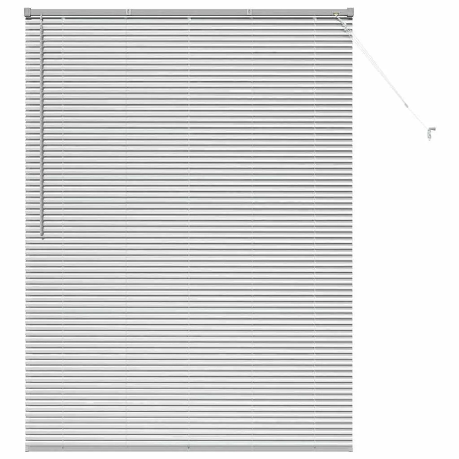 vidaXL Balkenjalousien mit Vorhängen Silber 175 x 135 cm Aluminium 42005929 günstig online kaufen