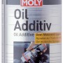 Liqui Moly Öl-Additiv 125ml im silbernen Behälter mit schwarzem Deckel.