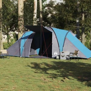 vidaXL Kuppel-Familienzelt 6 Personen Blau Wasserdicht 4009387