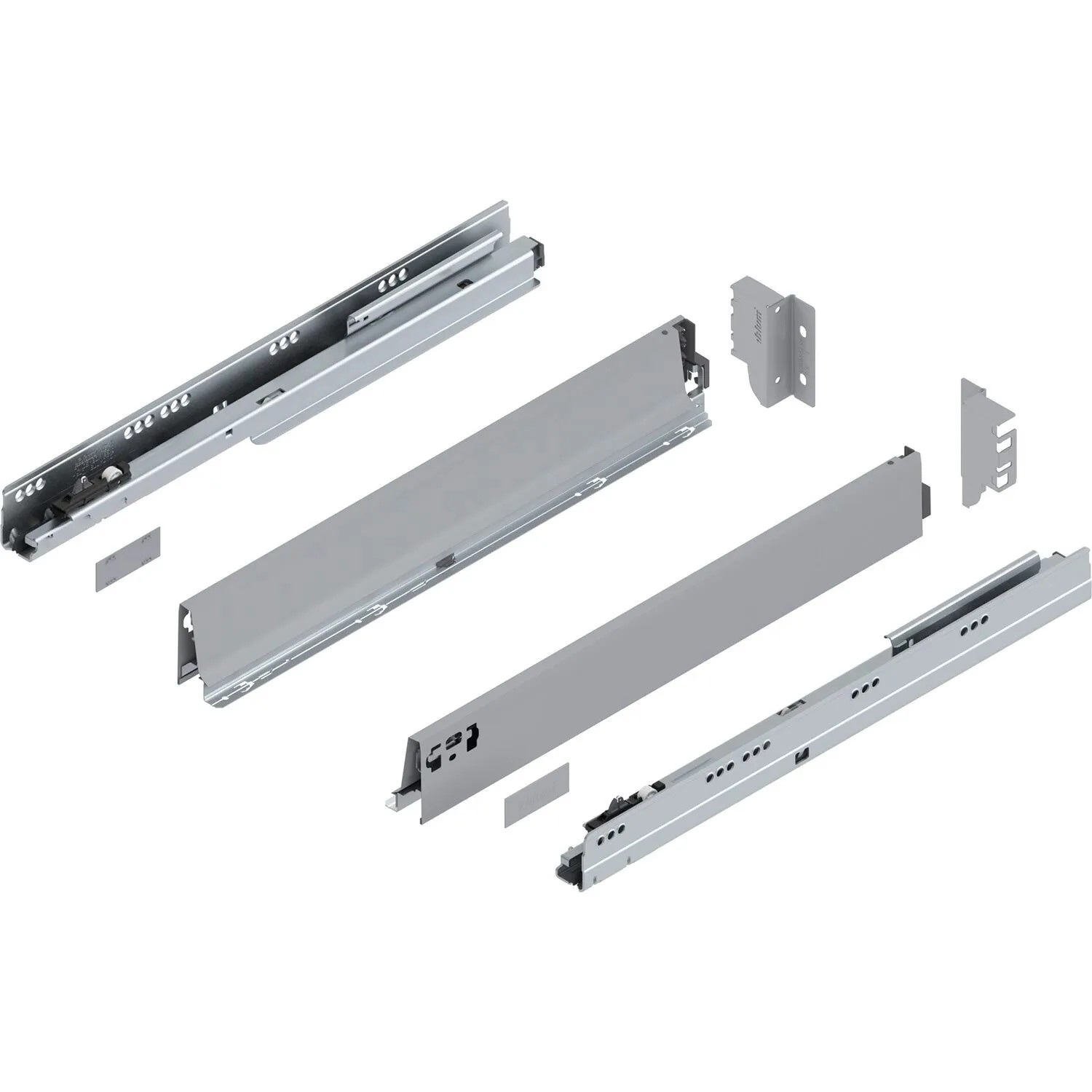 Blum Tandembox antaro M Vollauszug Blumotion 600 mm 65 kg Grau