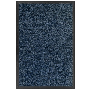 Floordirekt Schmutzfangmatte Space 205 Rutschfest TPE-Rücken Blau 90 x 150 cm