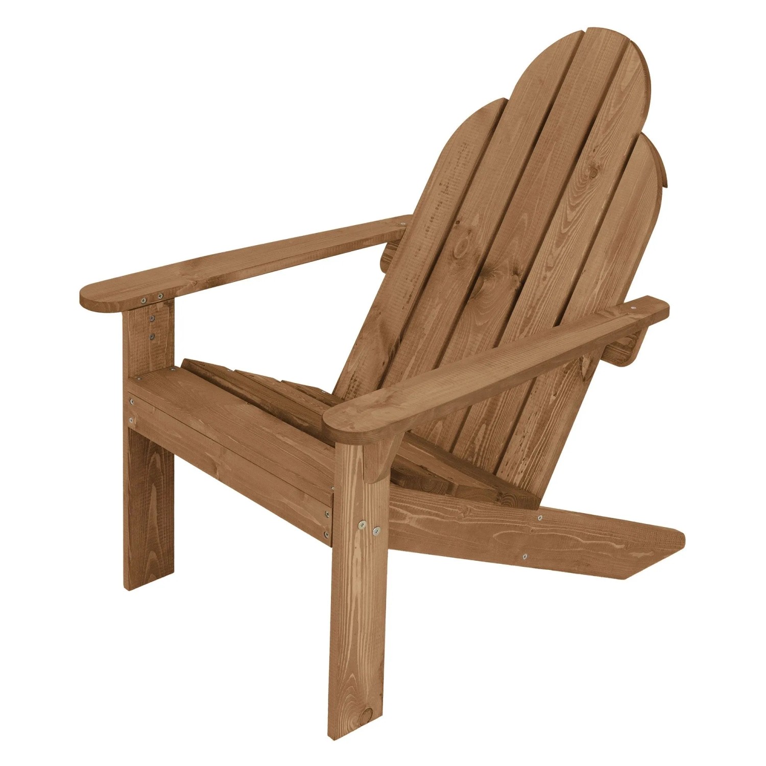 ML-Design Adirondack-Stuhl aus Tannenholz Massiv 92,5x70x89 cm Braun