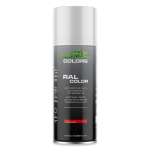 COLORS Sprühlack RAL9010 Reinweiss Glanz, 400ml Dose für Innen & Außen.