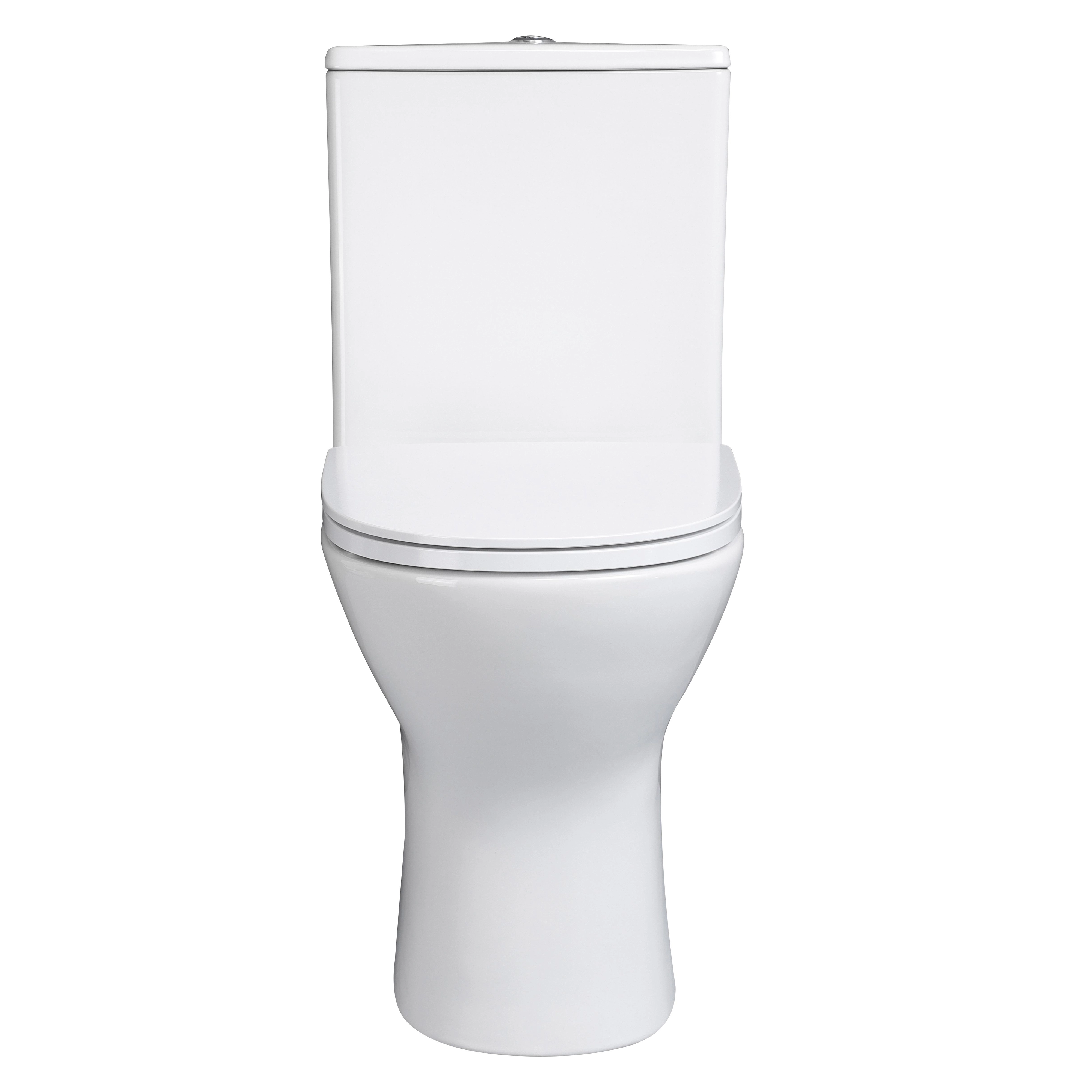 Verosan+ Stand-WC-Set spülrandlos Spülkasten Weiß inkl. kaufen WC-Sitz Paros OBI bei und