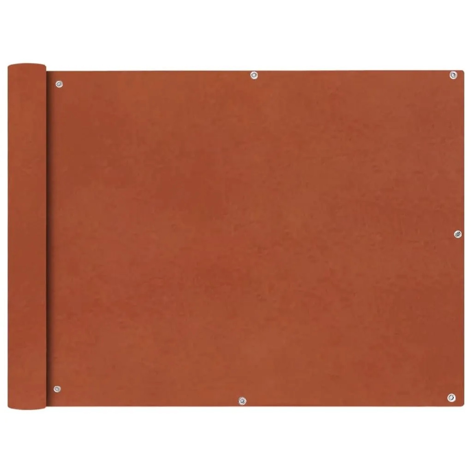 vidaXL Balkon-Sichtschutz Oxford-Gewebe 90x600 cm Terrakotta-Rot 42331