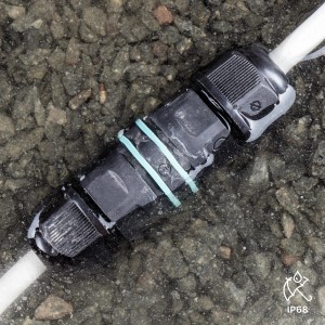 LED's light Kabel-Klemmverbinder I-Form für Stromverteilung im Außenbereich.