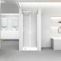 baliv Dusch-Pendeltür DUK-90.61P, 87-90cm, Chrom, für Eckdusche, U-Form und Nische