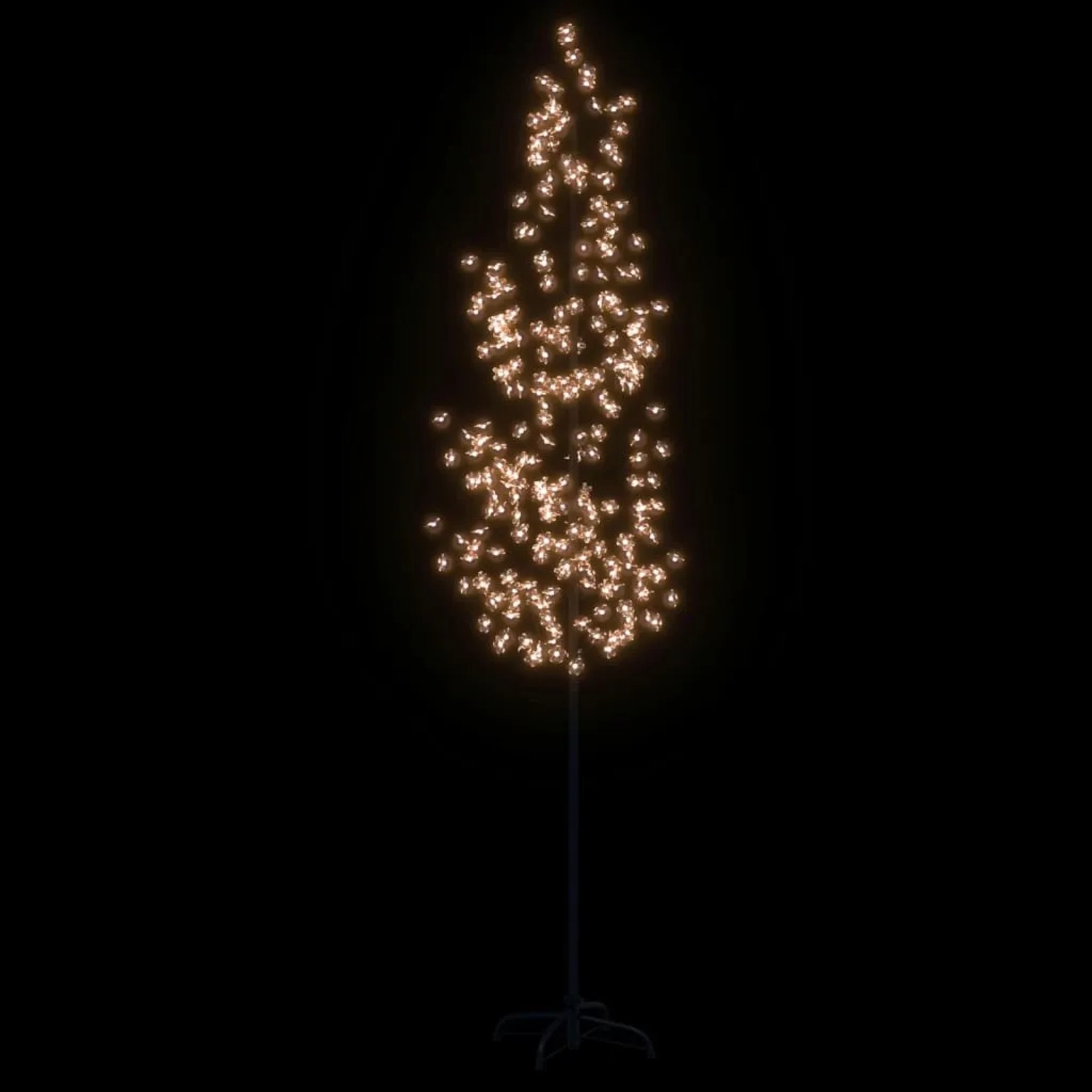 vidaXL LED-Kirschblütenbaum, 300cm, warmweiß, mit 368 LEDs für stimmungsvolle Beleuchtung.