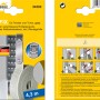 Schellenberg Gurtfix Reparaturset Maxi 23 mm, grau, für Rollladenreparaturen ohne Kastenöffnung.