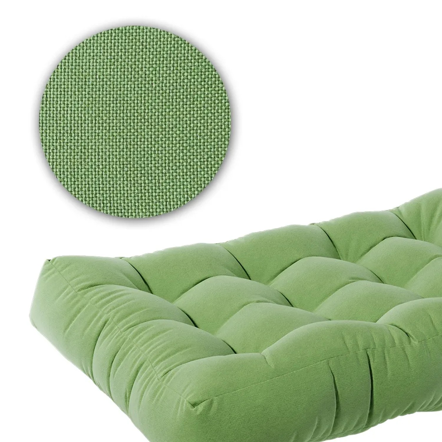 Vicco Palettenkissen Set Grün, 3-teilig. Bequeme Sitzkissen & Gartenstuhlauflagen für Palettenmöbel.