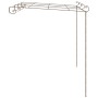 DELUKE Pergola Aus Eisen RITTO 4x3x2,5m Antik-Braun Rankhilfe Pergola Aus Metall Bausatz Freistehend Sonnenschutz Gartendeko Gartenpergola_3