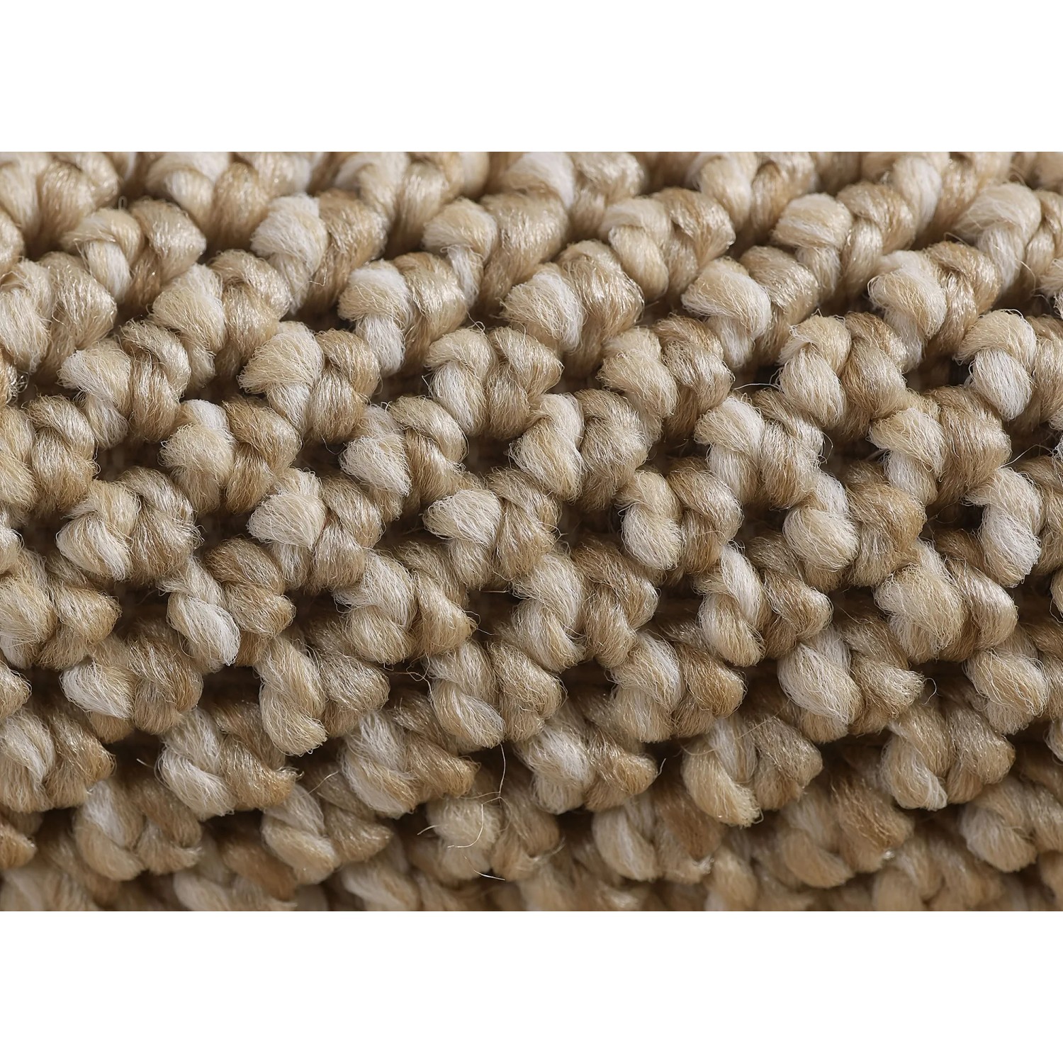 Detailaufnahme: Beiger Ayyildiz Kurzflorteppich Loom 4300, Teppichboden mit Schlingenstruktur.