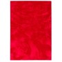 Roter Pergamon Luxus Fellteppich Super Soft (80x150cm). Flauschiger Kunstfellteppich.