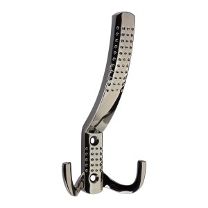 SOTECH Garderobenhaken JASMIN STRONG Lang Chrom Dunkel