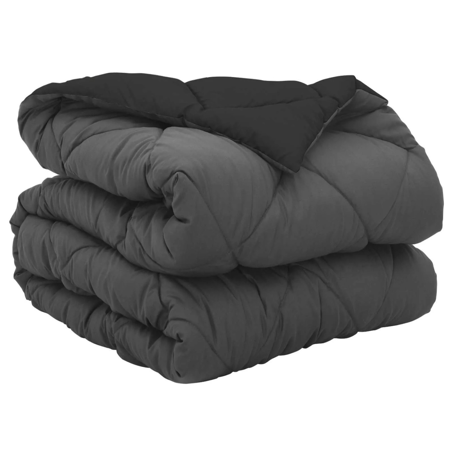 vidaXL Ganzjahresbettdecke Schwarz und Anthrazit 200 x 155 cm 42025598 günstig online kaufen