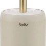 Beige-goldener WC-Bürstenhalter Cosy Cave von baliv aus Polyresin für moderne Bäder.