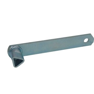 UvV Dreikantschlüssel M12 für Absperrpoller und Feuerwehrschlüssel, verzinkt.