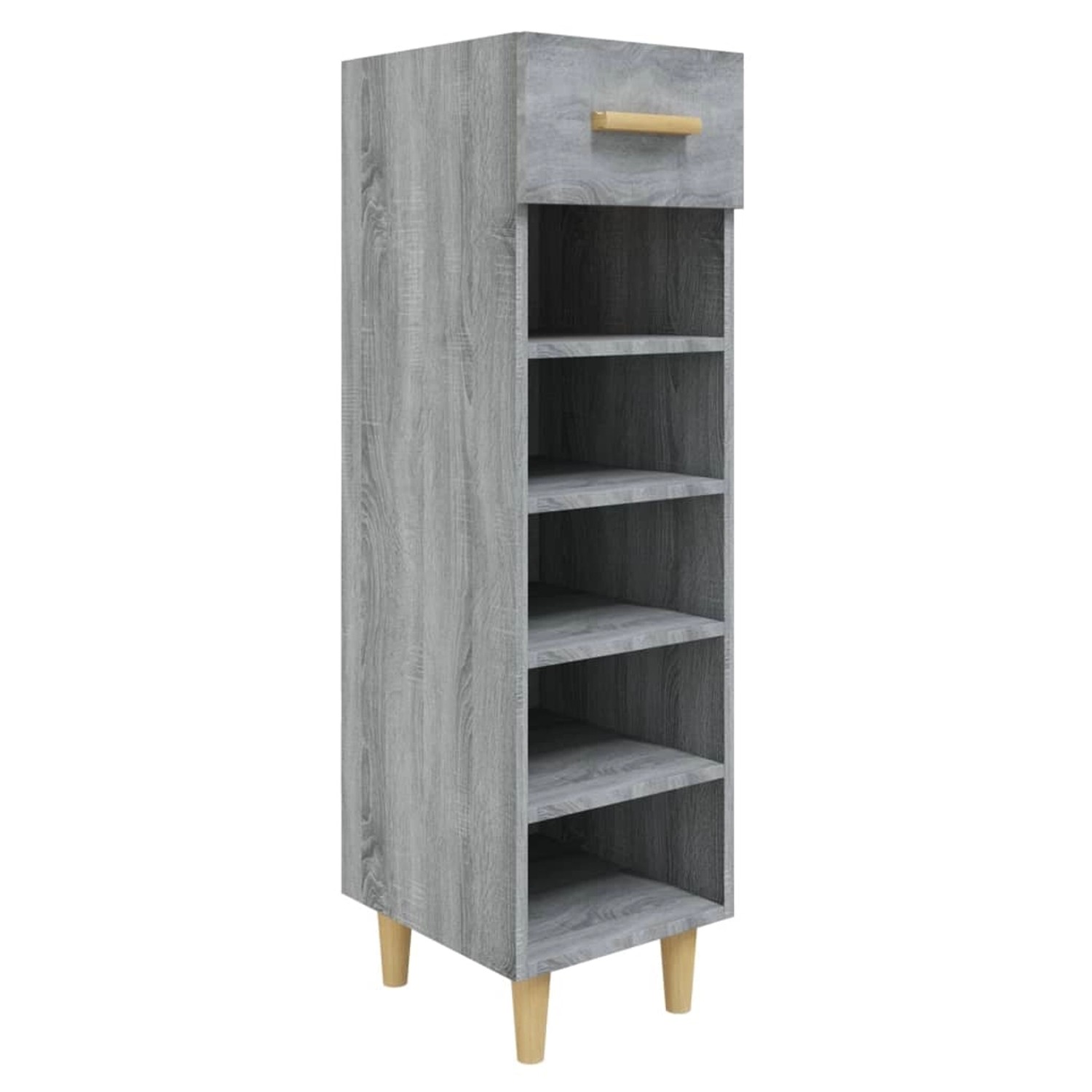 vidaXL Schuhschrank Grau Sonoma 30x35x105 cm Holzwerkstoff 817562 günstig online kaufen