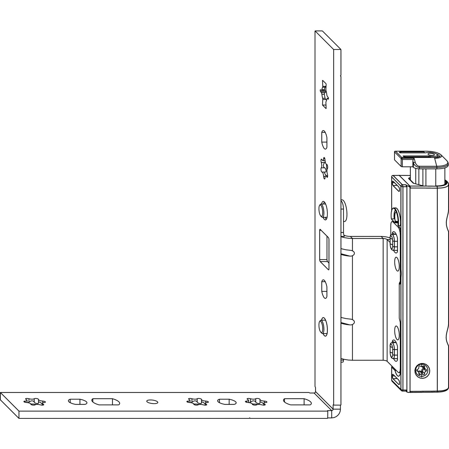 Maco Falzecklagerband Dt130 für Fenstertür mit Überschlagsverschraubung 12/18-13mm Links Silber