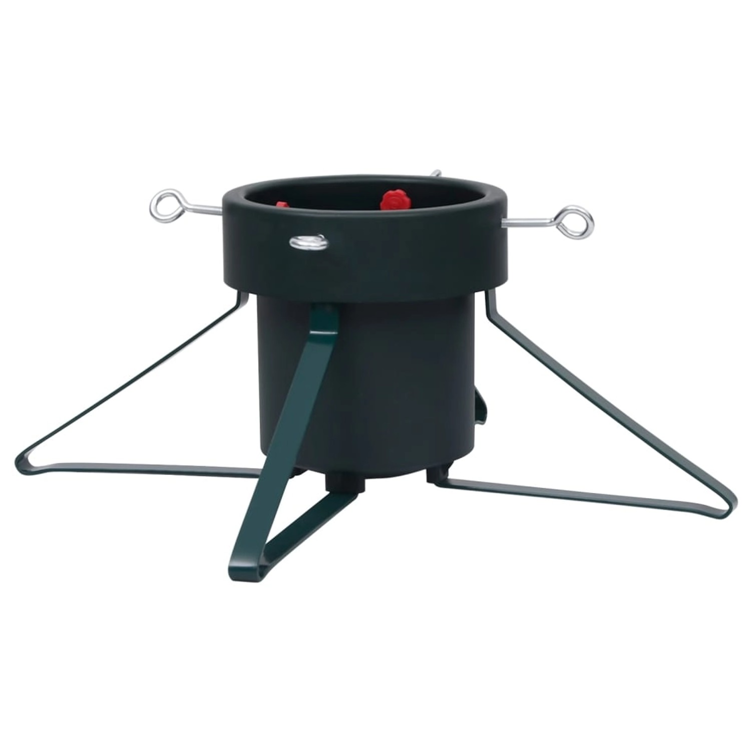 vidaXL Christbaumständer Schwarz 46x46x19 cm