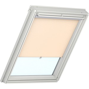 Velux Sichtschutzrollo, manuell, beige, für Dachfenster. Rollo für optimalen Sichtschutz.