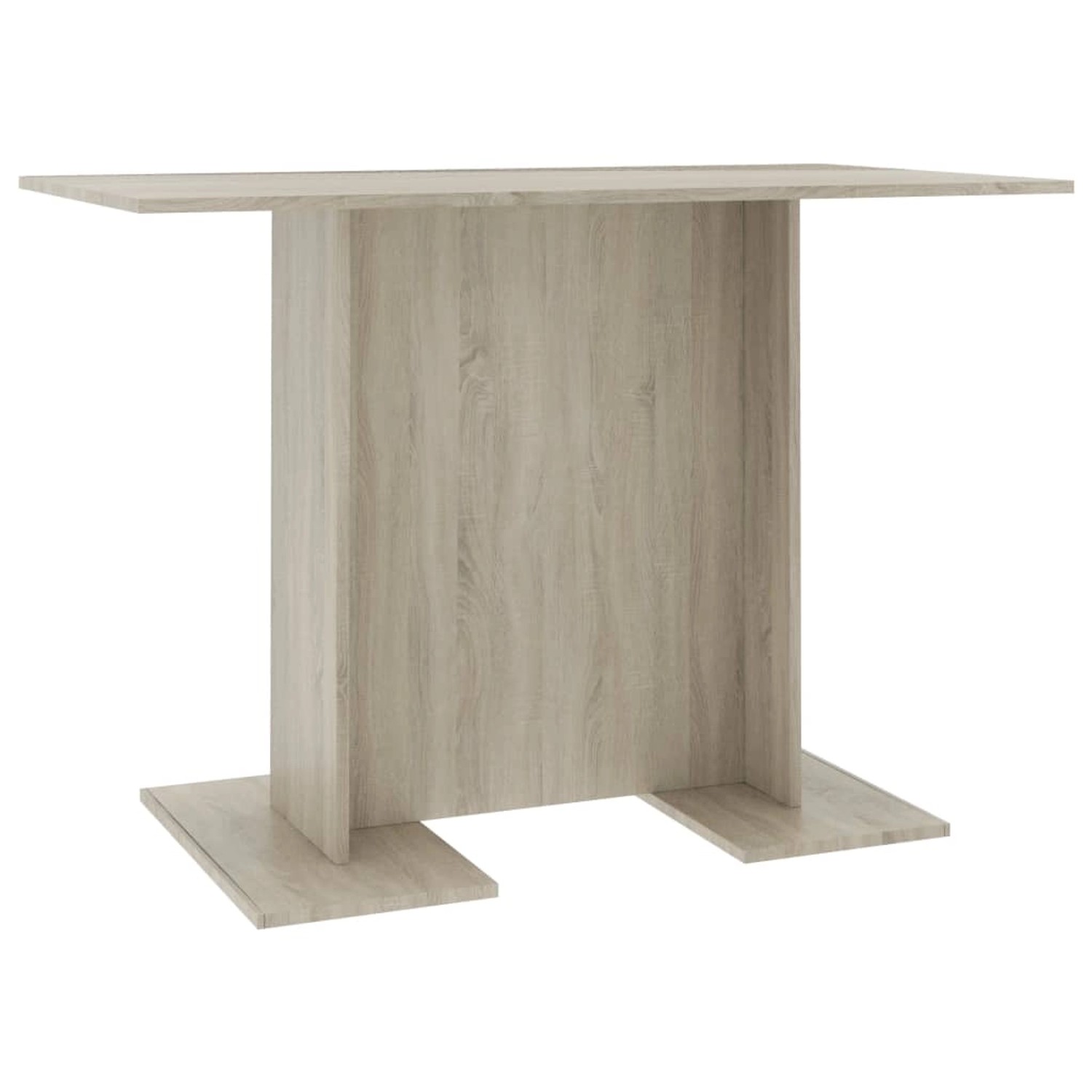 vidaXL Esstisch Sonoma-Eiche 110x60x75 cm Holzwerkstoff günstig online kaufen