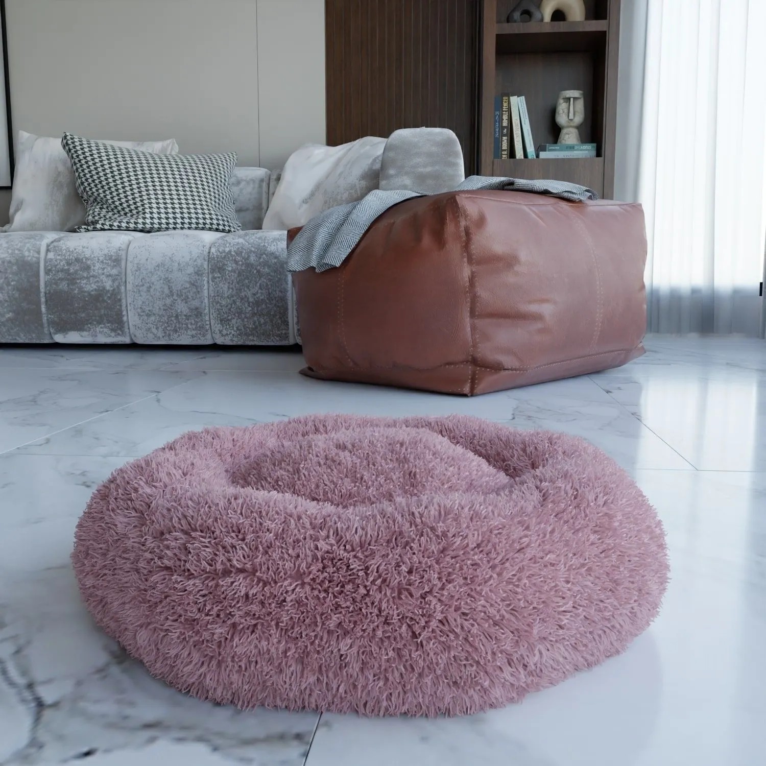Benno Hundebett Balu Donut 50x50x16 Cm Rose_4