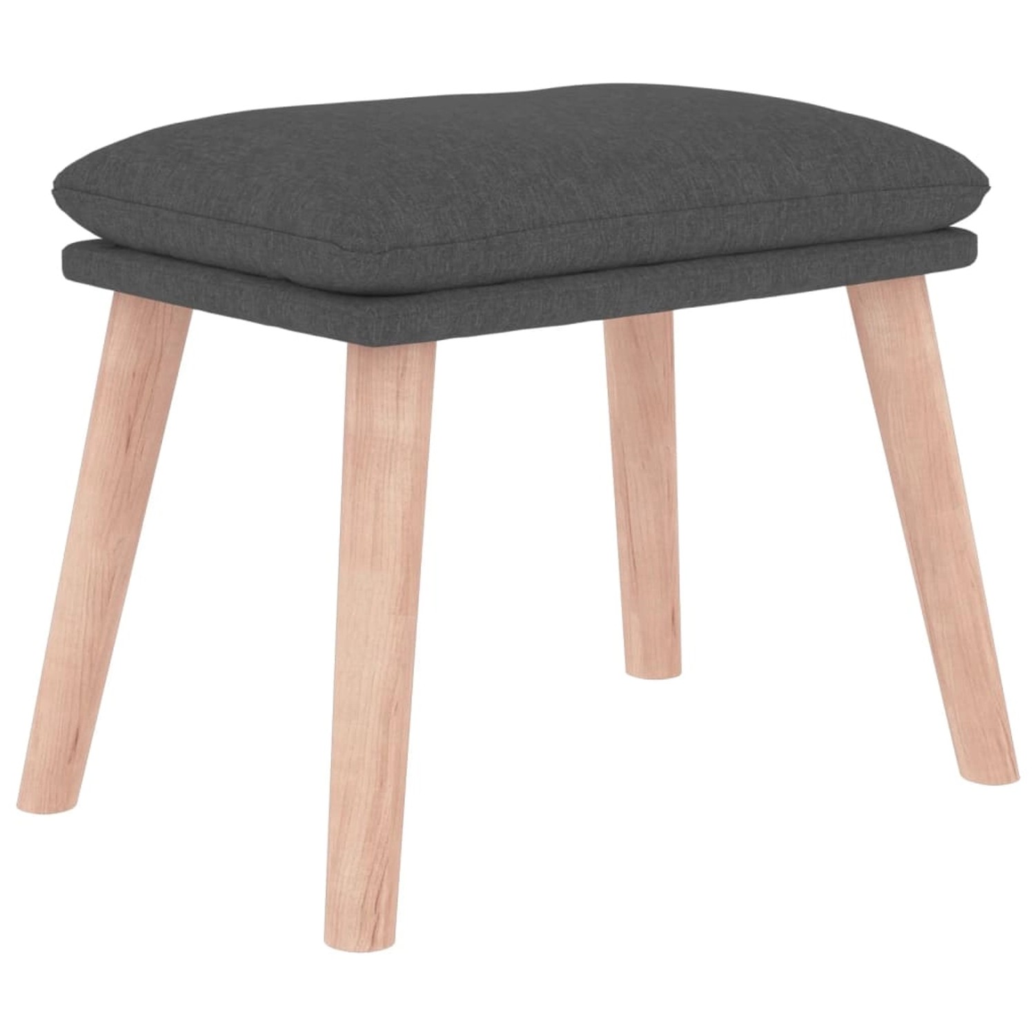vidaXL Fußhocker Dunkelgrau 45x29,5x39 cm Stoff Modell 1 günstig online kaufen