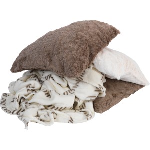 Wenko Vakuum-Beutel Cube S mit Textilien, zur platzsparenden, textilen Aufbewahrung.