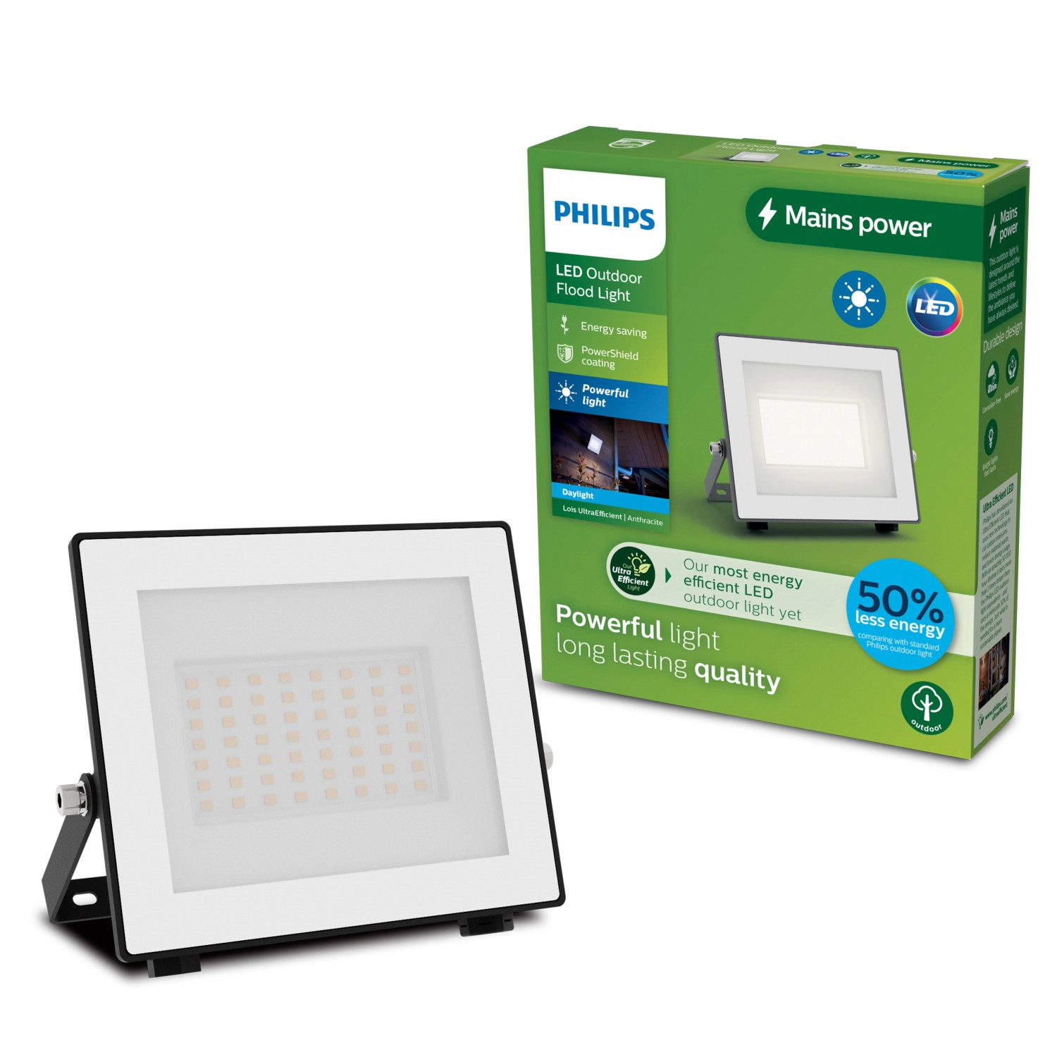 Philips LED-Außenstrahler Lois UE flood, 14 W, 5.000 K, IP65 günstig online kaufen