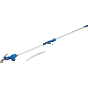 LUX-TOOLS Baumschere 2-in-1 mit Säge, teleskopierbar bis 277 cm, für Baumschnitt.