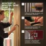 OSRAM Acoustic LED Streifen: Einfache, werkzeuglose Montage an Akustikpaneelen. Schwarzer LED-Streifen mit 3M-Klebeband.