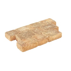 Diephaus Pflastersteine Collo Sandstein, 14x14x7 cm, für Gehwege und Terrassen.
