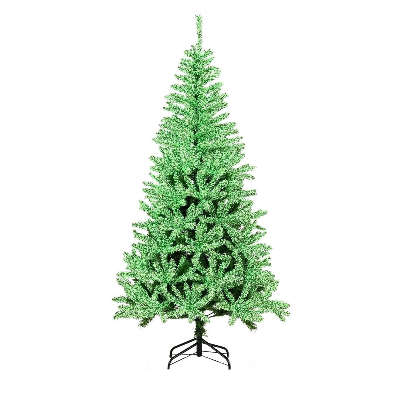 Costway Weihnachtsbaum mit 692 Zweigspitzen Grün 180 cm