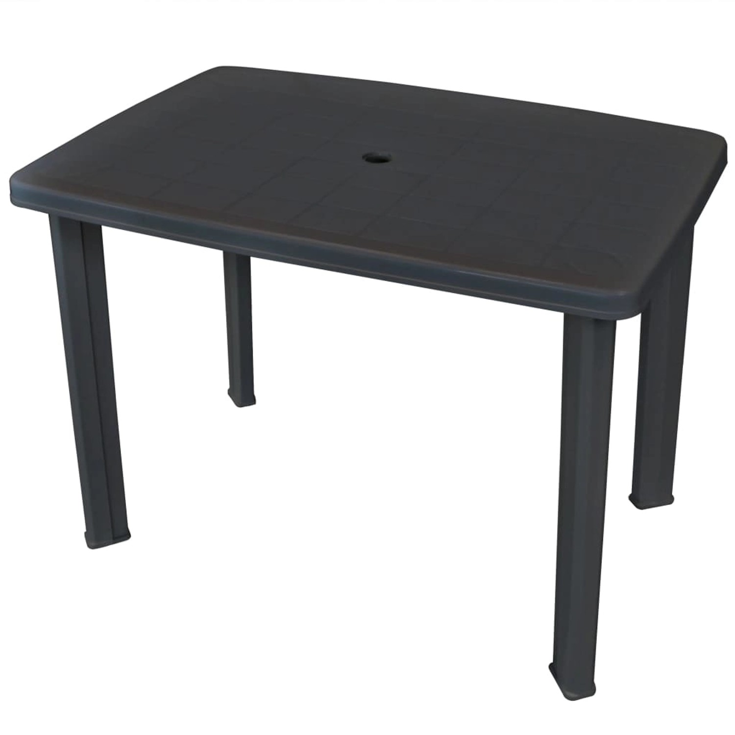 vidaXL Gartentisch Anthrazit 101x68x72 cm Kunststoff 43594 günstig online kaufen