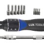 LUX Smartphone-Reparatur-Set, 26-teilig mit Schraubendreher, Bits und flexiblem Verlängerungsstück.