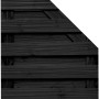 Sichtschutzzaun Goch, Anthrazit, Anschluss-Element, 180/90x90cm, lasiert, geriffelte Bretter.