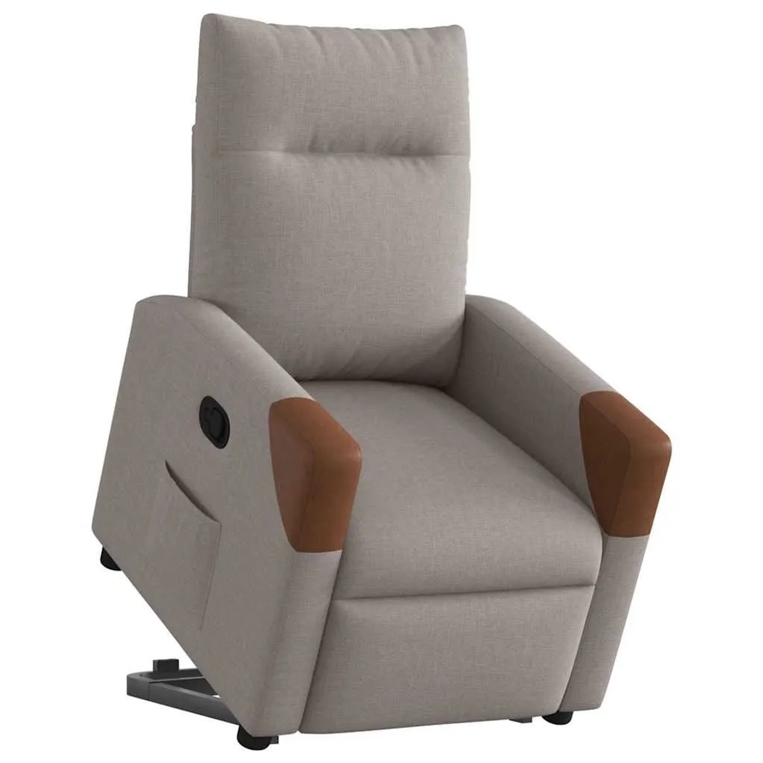 vidaXL Relaxsessel mit Aufstehhilfe Taupe Stoff 3324011 günstig online kaufen