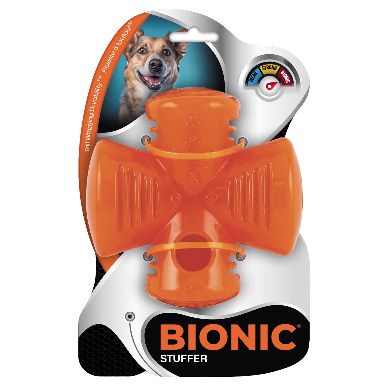 Bionic Hundespielzeug Stuffer 12,5 cm Orange