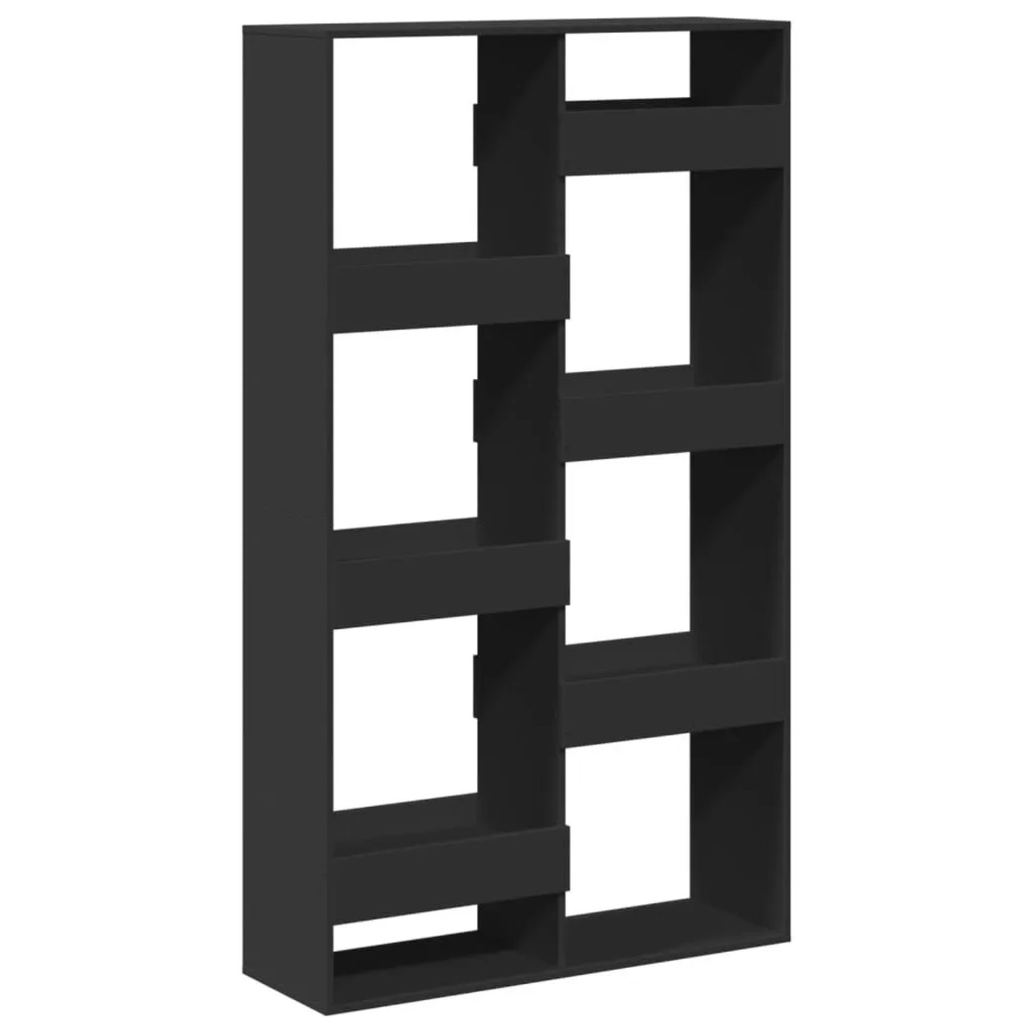 vidaXL Raumteiler Schwarz 100x33x175 cm Holzwerkstoff 3309574