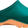 Gartenclog in Grün-Braun, Größe 45/46, ideal für Gartenarbeit und Freizeit.