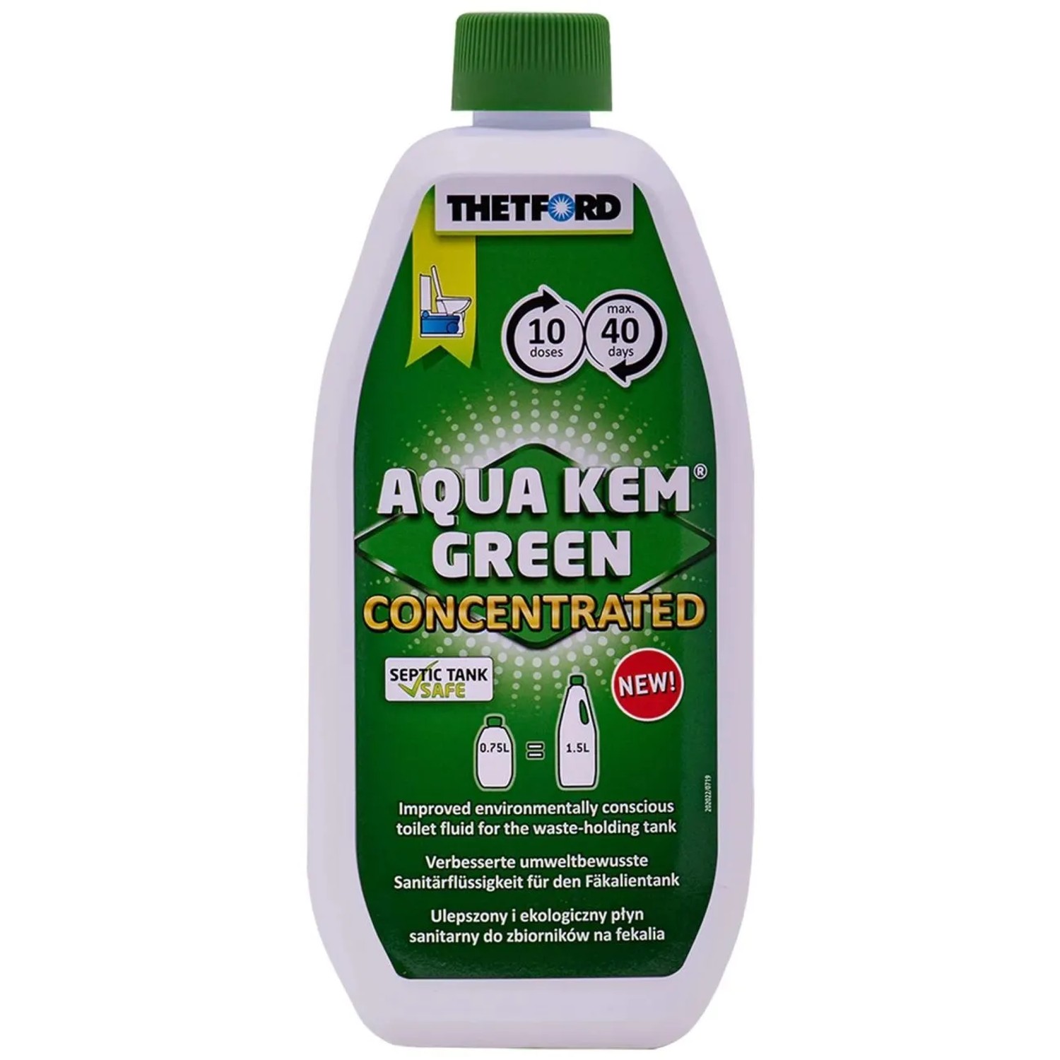 Thetford Aqua-Kem Green Konzentrat 0,75, für Fäkalientank