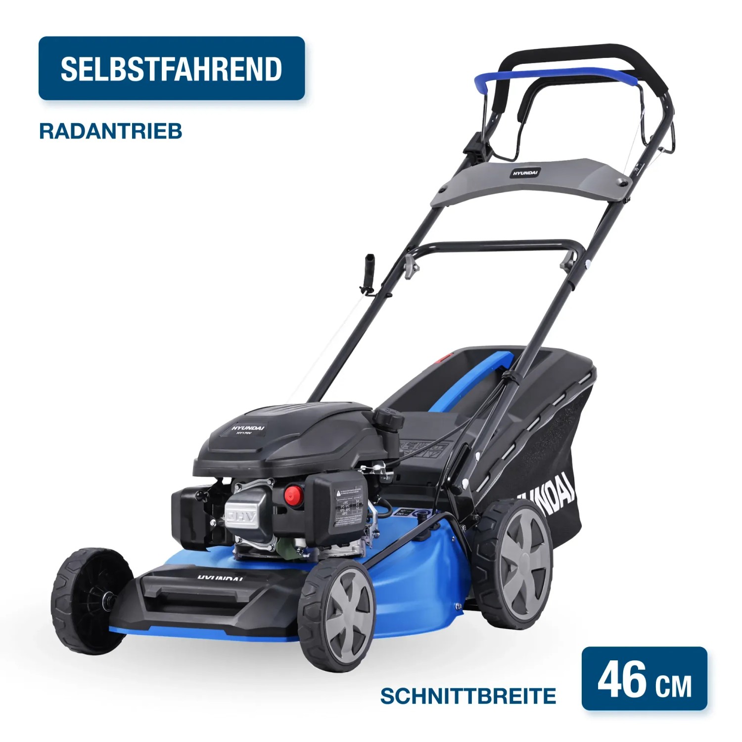 Benzin Rasenmaher 46 Cm Schnittbreite Mit Radantrieb