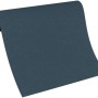 Rolle Erismann Vliestapete Casual Chic, Uni Dunkelblau mit Textilstruktur.
