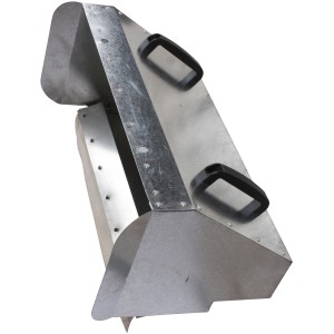 Texas Kehrgutsammelbehälter, 70 cm breit, Zubehör für Schneefräsen.