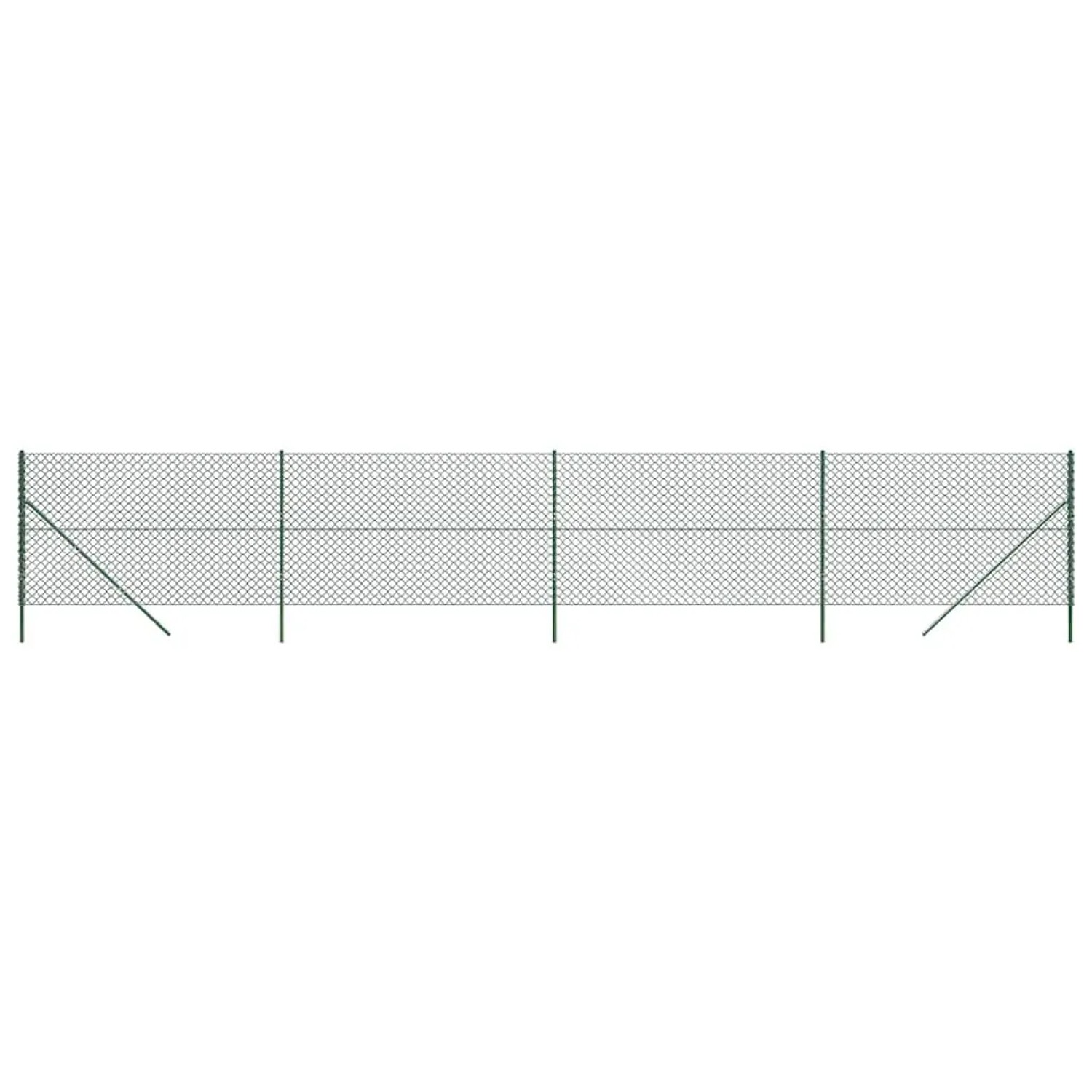 vidaXL Maschendrahtzaun Grün 2,2x10 m 153911 günstig online kaufen