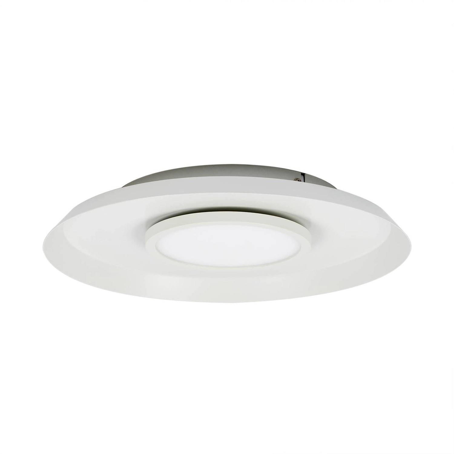 Lucande Deckenlampe Merilla 9951107 Modern in Weiß aus Metall 1-flammig GX5 günstig online kaufen