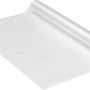 Transparente Schubladenmatte, 0,5 cm dick, aufgerollt. Küchenhelfer zum Zuschneiden und Schutz.