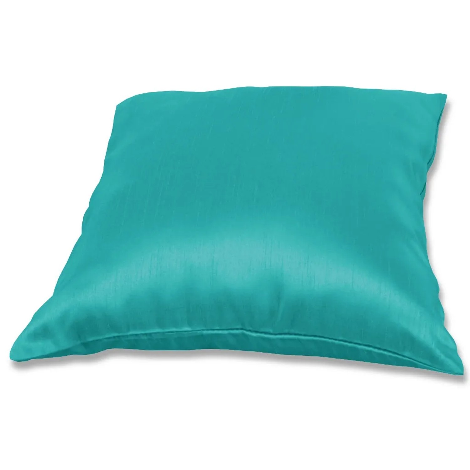 Türkise Arsvita Kissenhülle Alessia, 60x60 cm, ohne Füllung. Dekokissen für Sofa und Garten.