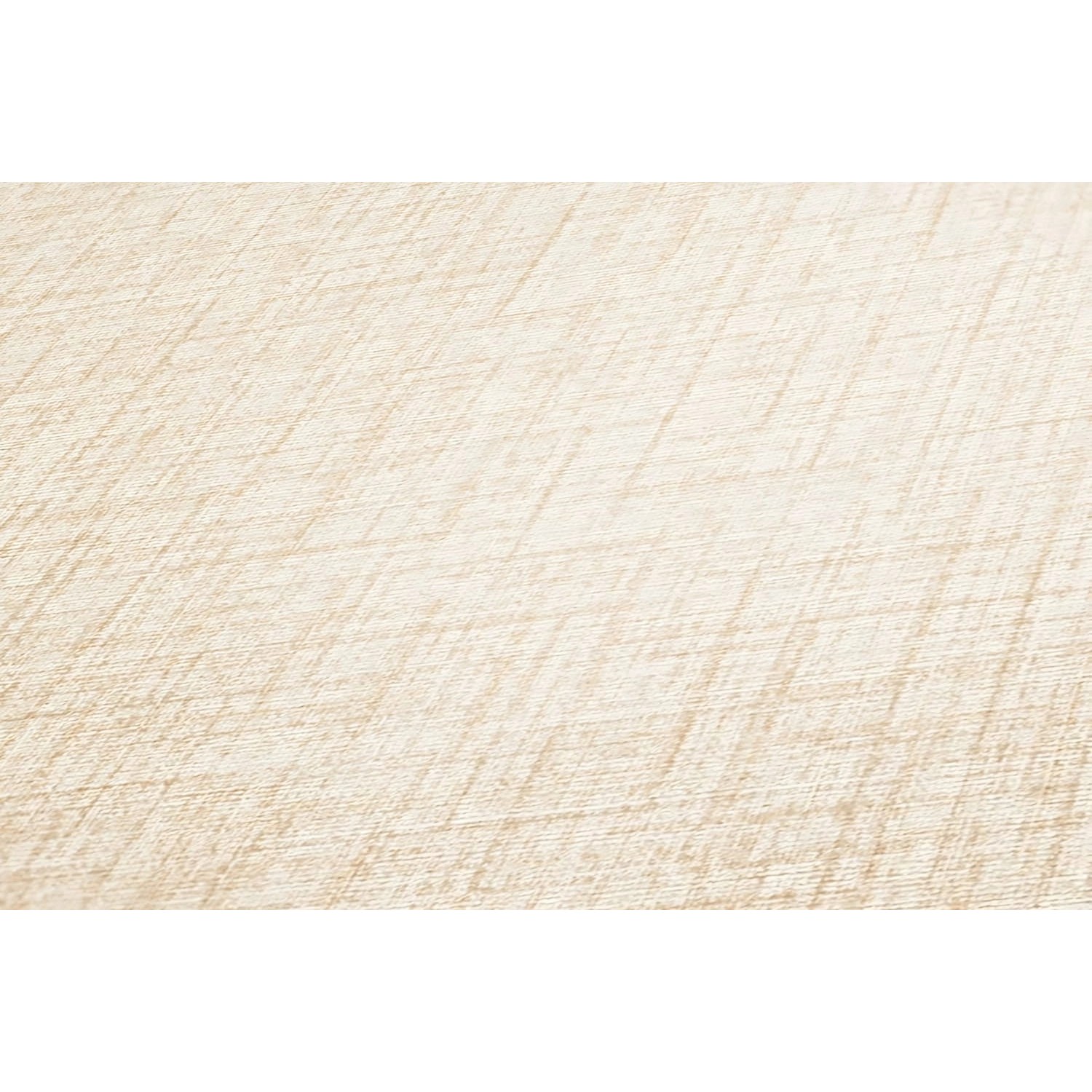 Beige Uni-Tapete mit leichter Struktur, PROFHOME, Ton-in-Ton, matte Optik.